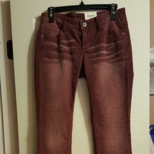 Slim Leg Skinny Corduroy Pants Sz 3